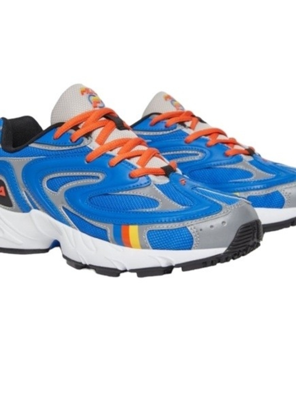 NWOT Fila Blue and Orange Athletic Sneakers- reflective !